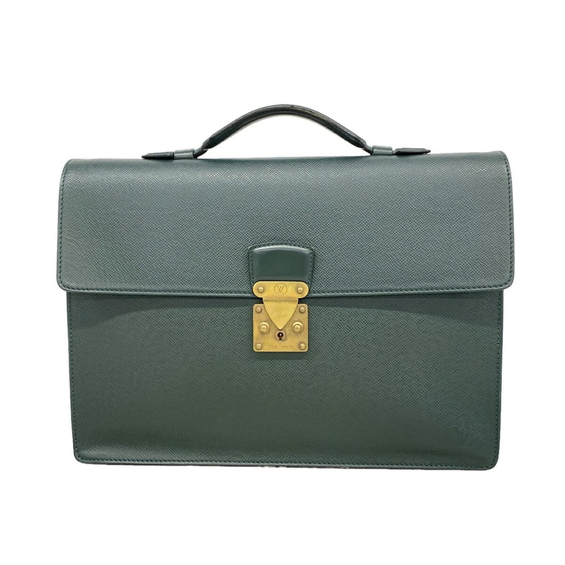 Louis Vuitton Taiga Serviette Clado Bag M30074 Epicea Men's: --- Catalog ---Category: SizeSize (HxWxD): 28cm x 38cm x 5.5cm / 11.02'' x 14.96'' x 2.16''Category: DesignType: BriefcaseColor: EpiseaGender: MenCategory: GeneralMPN: M30074Brand: Louis Vuitton--- It