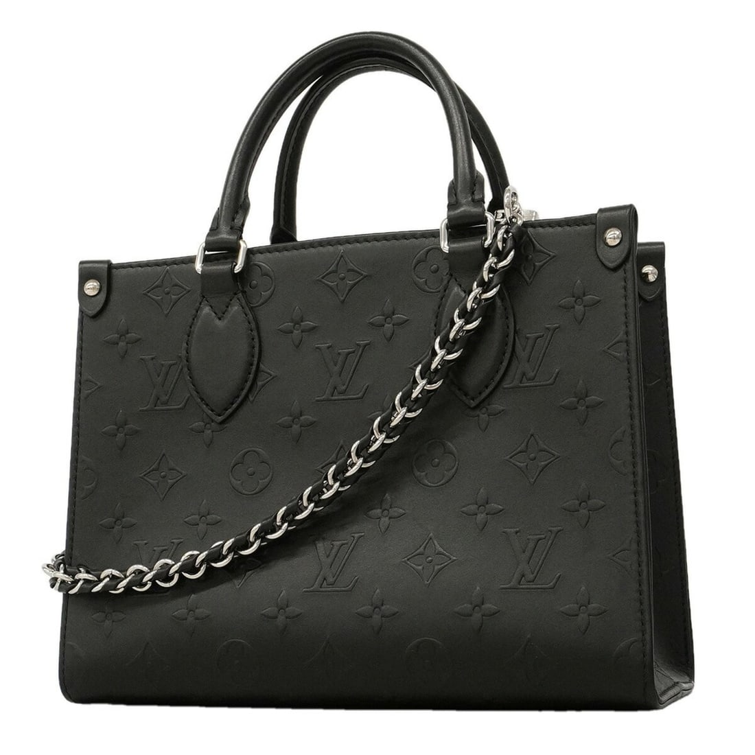 Louis Vuitton Monogram Bold OnTheGo PM Handbag M14576 Black 2-way bag for women: --- Catalog ---Category: SizeSize (HxWxD): 19cm x 25cm x 11cm / 7.48'' x 9.84'' x 4.33''Category: DesignType: HandbagColor: BlackGender: WomenCategory: GeneralMPN: M14576Brand: Louis Vuitton--- Item L