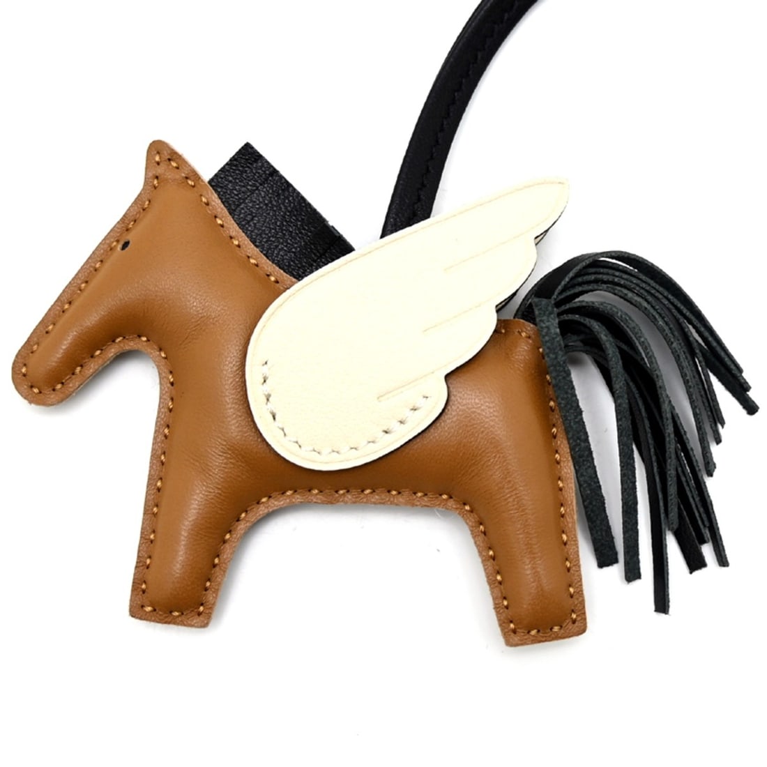 Hermes Rodeo Charm Pegasus PM B Stamp 2023 Women's/Men's Strap Agneau Milo Sesame: --- Catalog ---Category: SizeSize (HxWxD): 75.00mm x 90.00mm x 20.00mm / 2.95'' x 3.54'' x 0.79''Category: DesignType: Handbag charmColor: NoirGender: Men,WomenMaterial: Agneau Milo, Swift leatherCate