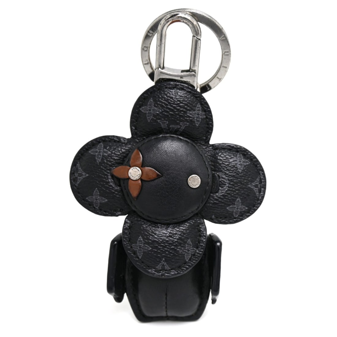 Louis Vuitton Porte Clés Doudou Vivienne Women's/Men's Keychain MP1998 (Discontinued) Monogram: --- Catalog ---Category: SizeSize (HxWxD): 11cm x 8.5cm x 1cm / 4.33'' x 3.34'' x 0.39''Category: DesignType: KeyringColor: BlackGender: Men,WomenMaterial: Monogram EclipseCategory: GeneralMPN: MP1998