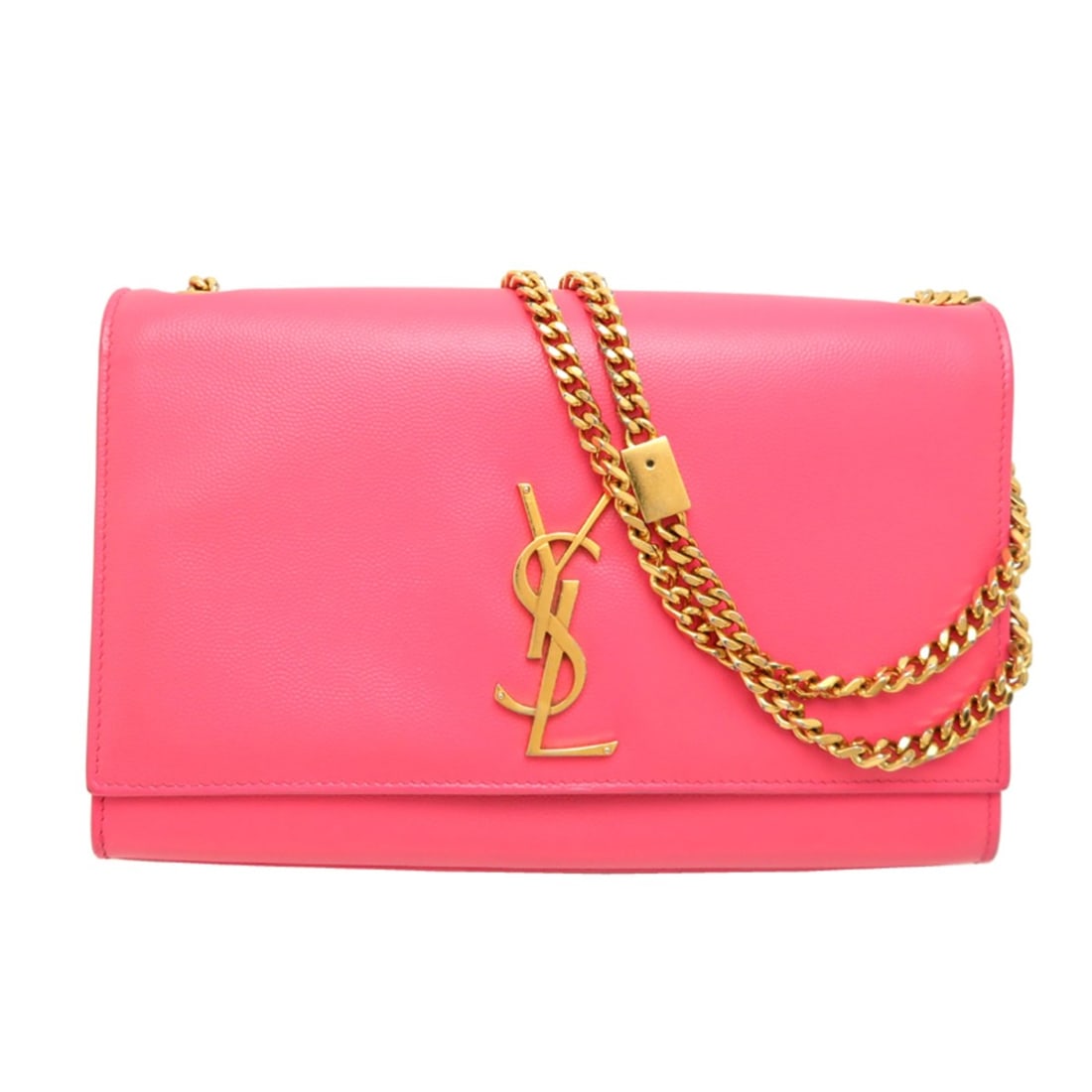 Saint Laurent Paris Kate Medium Women's Shoulder Bag 364021 Leather Pink (1 of 10)