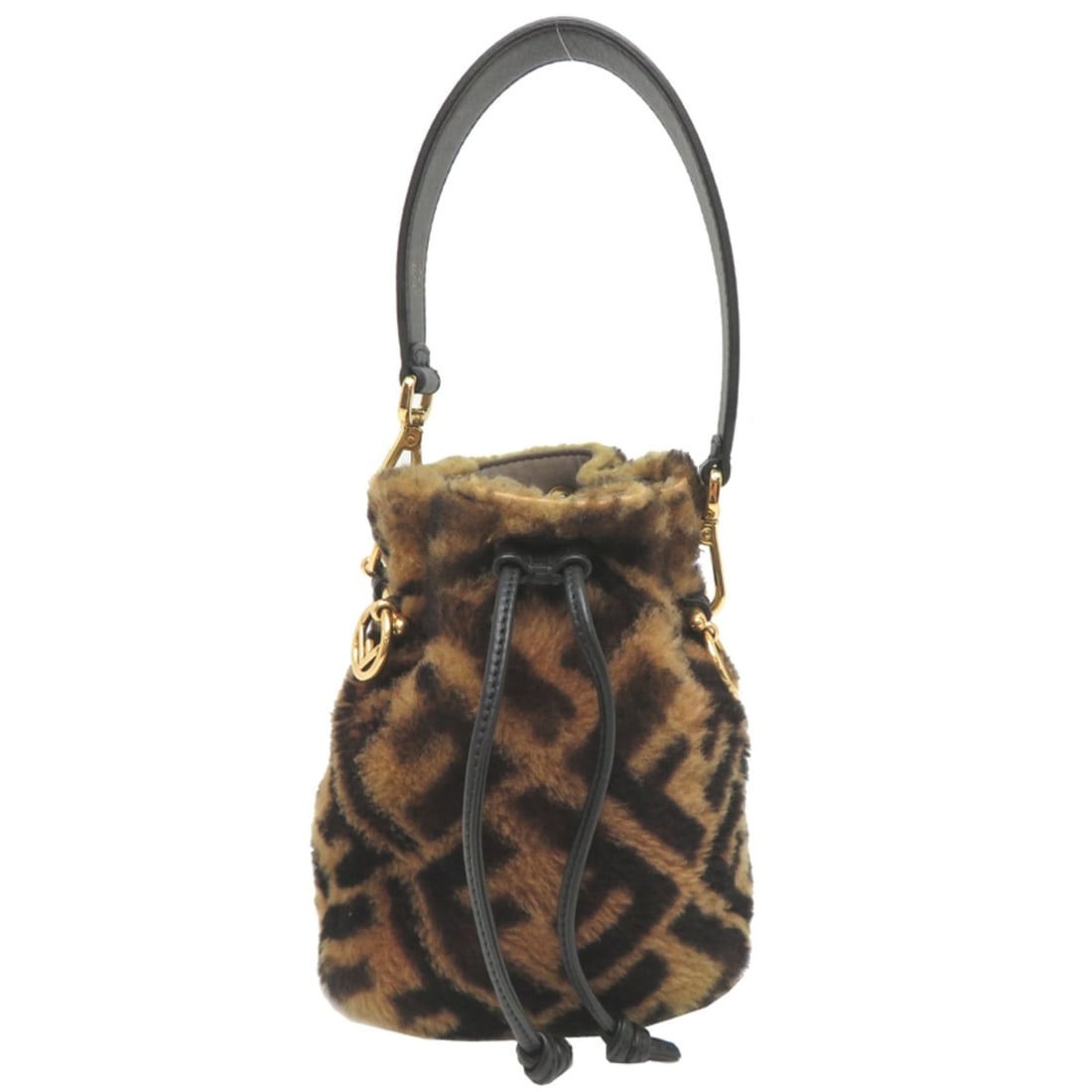 Fendi Mon Trésor (Long strap missing) Women's Handbag 8BS010 Fur Brown: --- Catalog ---Category: SizeSize (HxWxD): 17cm x 12cm x 11cm / 6.69'' x 4.72'' x 4.33''Category: DesignType: HandbagColor: BrownGender: WomenMaterial: Fur Category: GeneralMPN: 8BS010Brand: FendiCoun