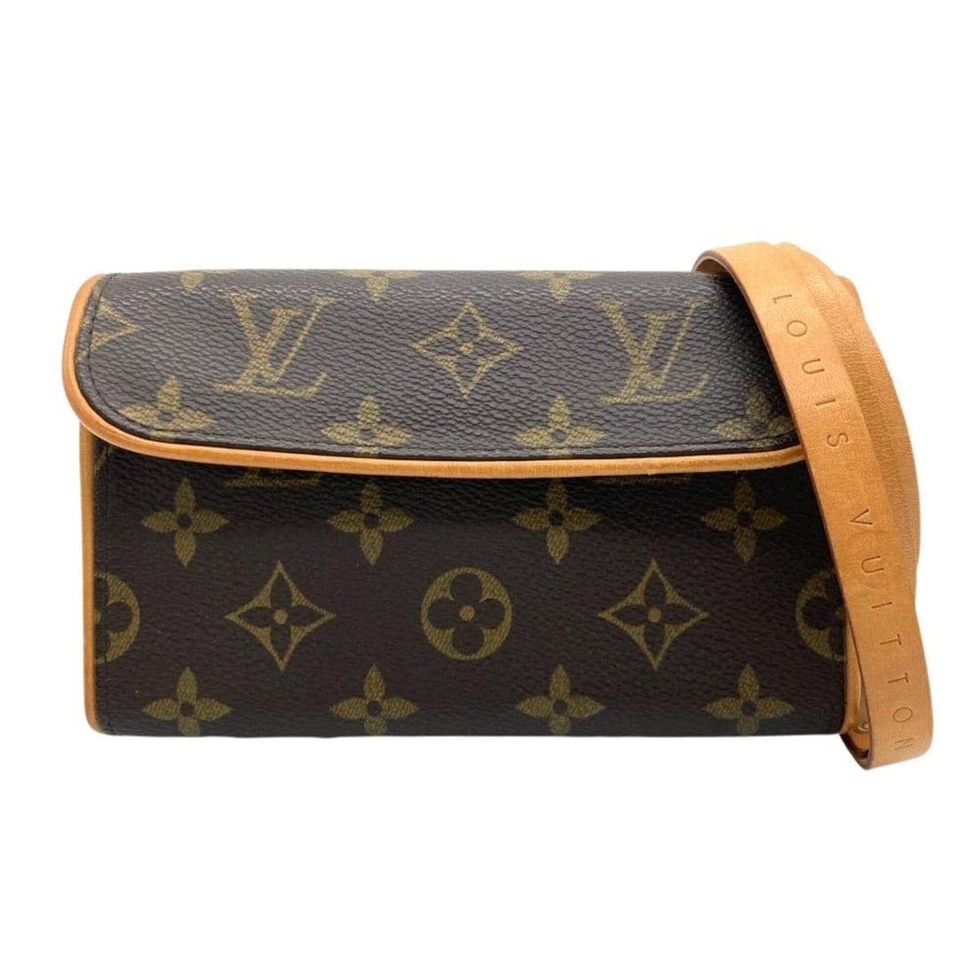Louis Vuitton Florentine Waist Bag, Monogram Canvas, M51855, Brown, Gold Hardware, FL0053, Women's: --- Catalog ---Category: SizeSize (HxWxD): 10cm x 16.5cm x 4cm / 3.93'' x 6.49'' x 1.57''Category: DesignType: Fanny packColor: BrownGender: WomenMaterial: Monogram , Canvas Category: GeneralMPN: M518