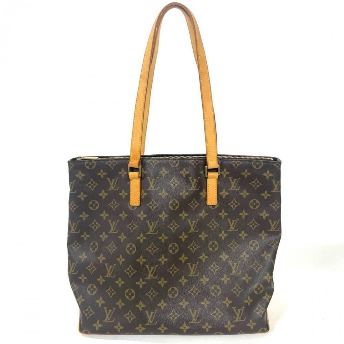 Louis Vuitton Cabas Piano Tote Bag, Monogram Canvas, M51148, Brown, DU1024: --- Catalog ---Category: SizeSize (HxWxD): 24cm x 28cm x 12cm / 9.44'' x 11.02'' x 4.72''Category: DesignType: Tote bagColor: BrownGender: Women,MenMaterial: Monogram , Canvas Category: GeneralMPN: M5