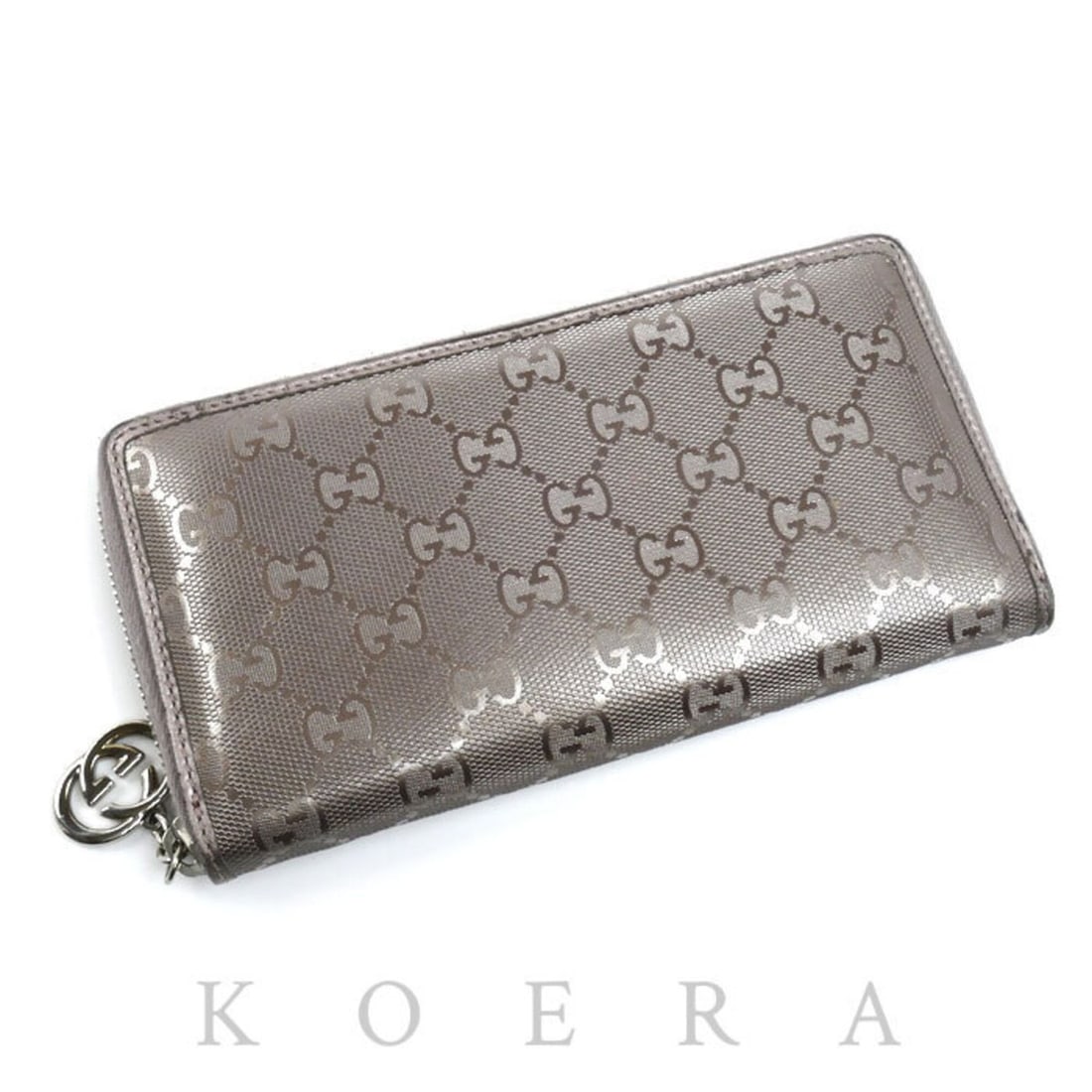 GUCCI GG Imprime Long Wallet, Round Zipper, Metallic Purple, 212110 FU4FN 5462, Men's/Women's: --- Catalog ---Category: SizeSize (HxWxD): 10cm x 19cm x 2.5cm / 3.93'' x 7.48'' x 0.98''Category: DesignType: Long wallet (bi-fold)Color: Metallic purpleGender: Men,WomenMaterial: PVC Category: Gener