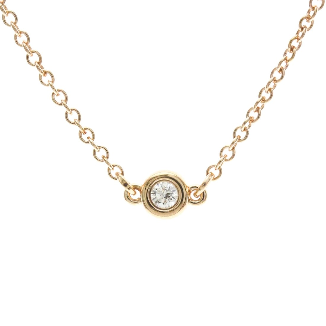 Tiffany By The Yard Bracelet Pink Gold (18K) Diamond Charm Bracelet Pink Gold: --- Catalog ---Category: SizeLength: 17.5cm / 6.88''Weight: 1.4g / 0.04oz.Stone Size (HxW): 3.8mm x 3.8mm / 0.14'' x 0.14''Category: DesignType: Charm braceletColor: Pink goldMetal: GoldStone: Diamond