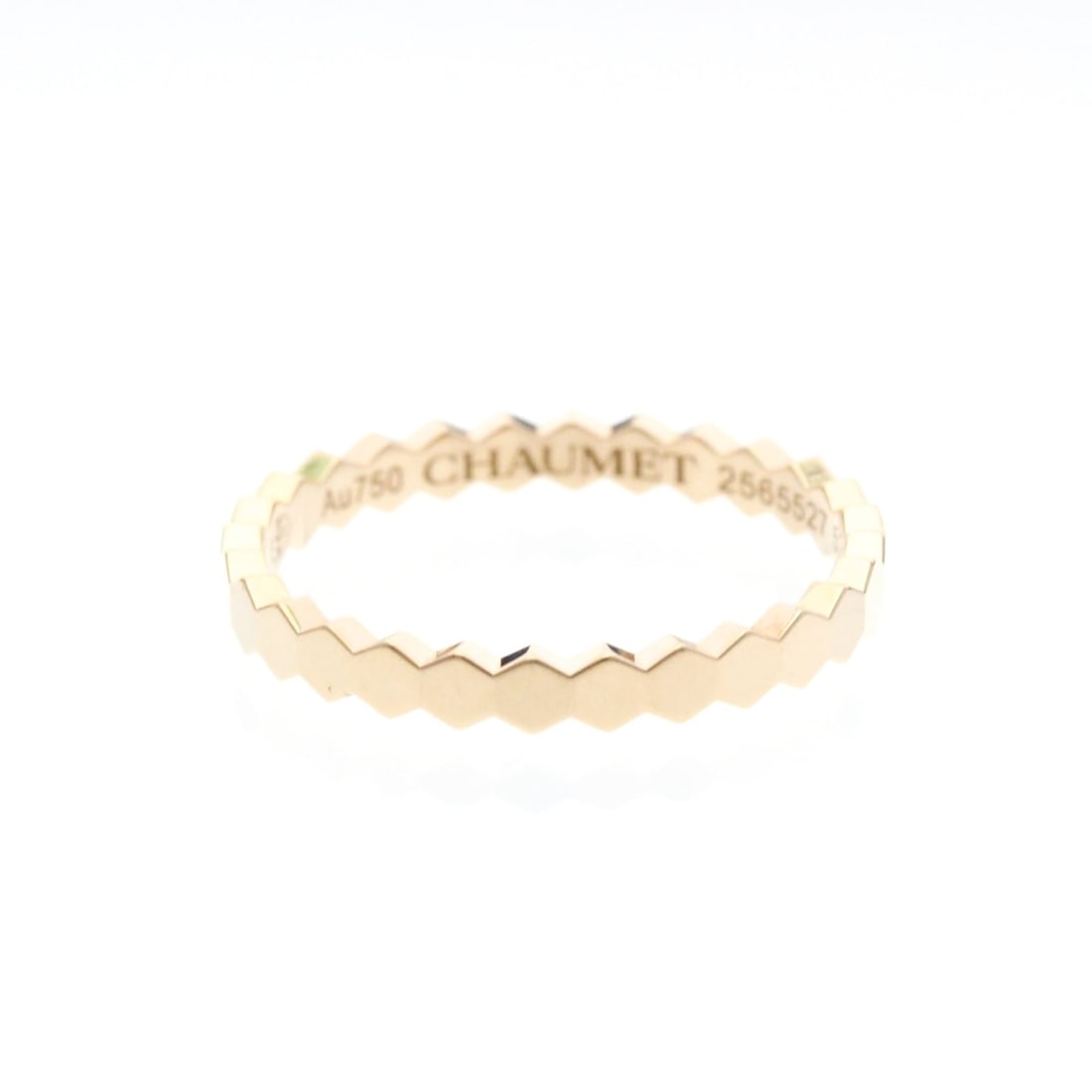 Chaumet B-de-Chaumet Ring Pink Gold (18K) Fashion No Stone Band Ring Pink Gold: --- Catalog ---Category: SizeWidth: 2.6mm / 0.1''Weight: 1.9g / 0.06oz.JP Size: 12US Size: 6Brand Size: 52Category: DesignType: Band ringColor: Pink goldMetal: GoldStone: No StoneStyle: FashionGender: