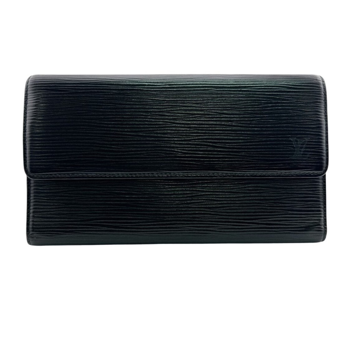 LOUIS VUITTON M63382 Portefeuille Tresor International Epi Leather Long Wallet, Black: --- Catalog ---Category: SizeSize (HxWxD): 11cm x 19cm / 4.33'' x 7.48''Category: DesignType: Long wallet (tri-fold)Color: BlackGender: Women,MenMaterial: Epi leather Category: GeneralMPN: M63382Brand
