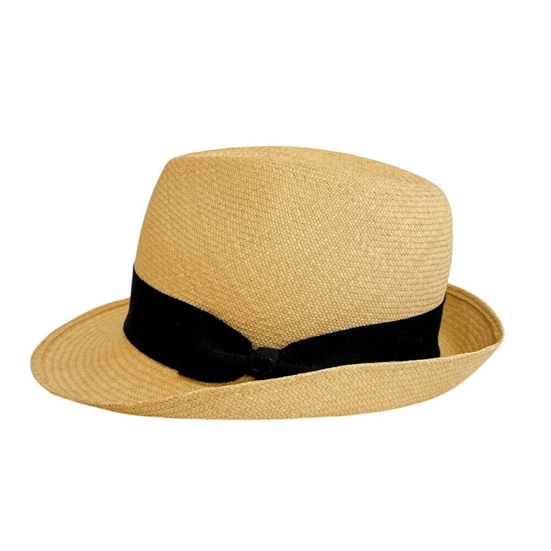 CHANEL Straw Ribbon Coco Mark Hat, Beige - 3