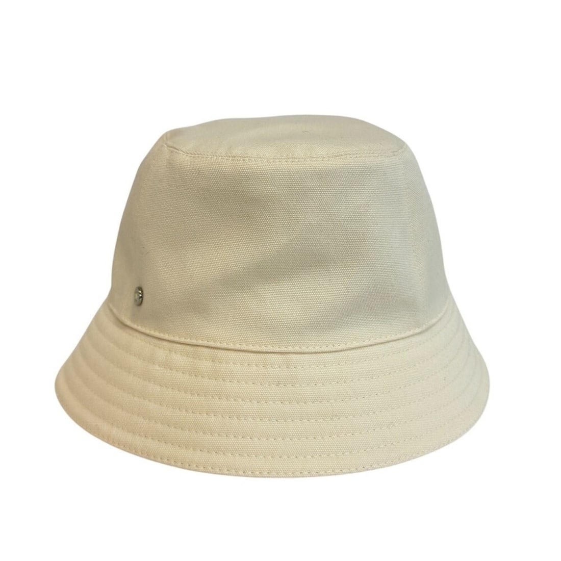 HERMES Eden Cotton Hat White: --- Catalog ---Category: DesignType: Bucket hatColor: WhiteGender: Women,MenMaterial: Cotton Category: GeneralBrand: HermesCategory: MeasurementsHeight: 16cm / 6.29''Circumference: 34cm / 13.38''--- I