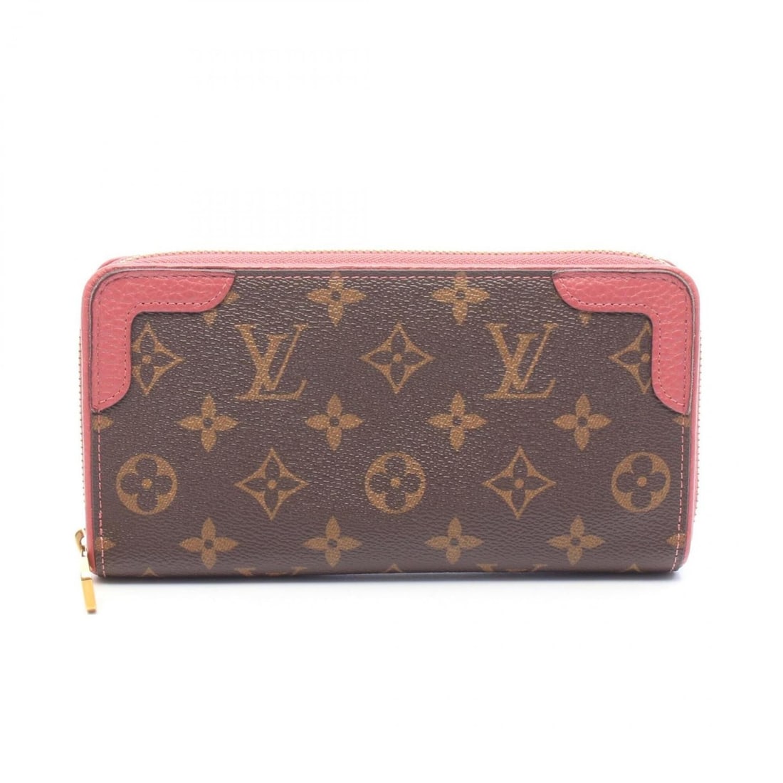 Louis Vuitton Zippy Wallet Retiro Monogram Rose Bruyère Round Long Leather Women's Brown/Pink: --- Catalog ---Category: SizeSize (HxWxD): 10cm x 19cm x 2cm / 3.93'' x 7.48'' x 0.78''Category: DesignType: Long wallet (bi-fold)Color: Brown, Monogram, PinkGender: WomenMaterial: Leather , PVC Categ
