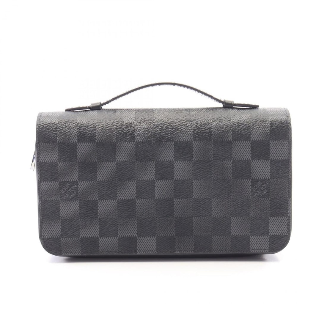 Louis Vuitton Zippy XL Damier Graphite Round Long Wallet, Leather, Graphite, Men's, Black, N41503: --- Catalog ---Category: SizeSize (HxWxD): 12.5cm x 22cm x 4cm / 4.92'' x 8.66'' x 1.57''Category: DesignType: Long wallet (bi-fold)Color: BlackGender: MenMaterial: Damier Graphite , Leather , PVC Cat