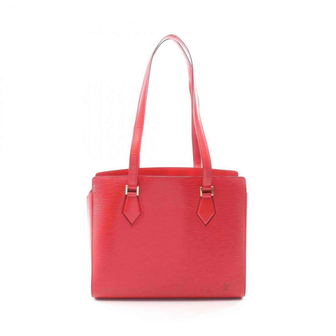 Louis Vuitton Duplex Shoulder Bag/Handbag, Leather, Epi Women's, Red, M52427: --- Catalog ---Category: SizeSize (HxWxD): 29cm x 36cm x 12cm / 11.41'' x 14.17'' x 4.72''Category: DesignType: Handbag, Shoulder bagColor: Castilian red, Red colorGender: WomenMaterial: Epi leather C