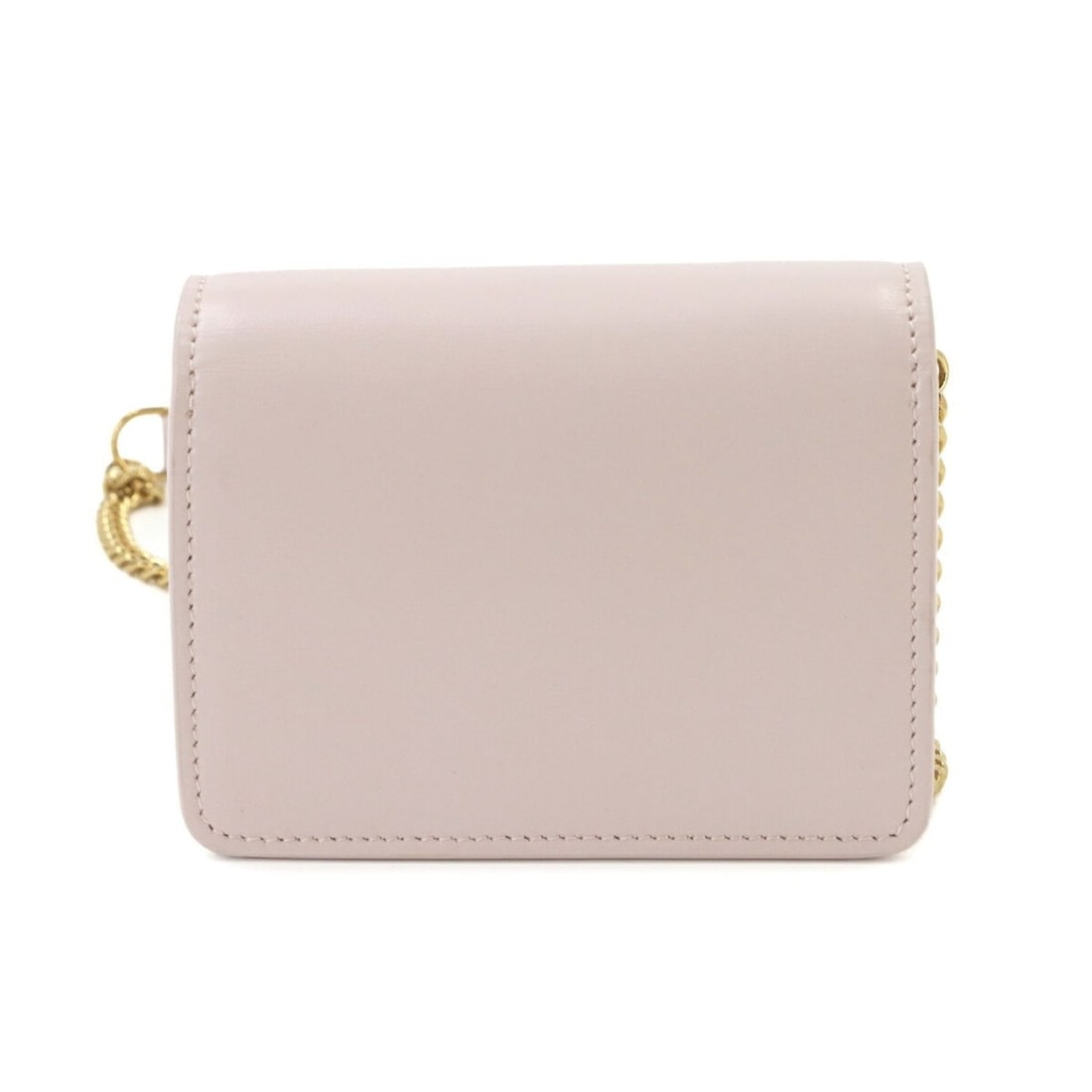 Celine Triomphe Chain Shoulder Handbag, Leather, Pink, Gold Hardware: --- Catalog ---Category: SizeWeight: 160g / 5.64oz.Size (HxWxD): 7.5cm x 10.5cm x 4cm / 2.95'' x 4.13'' x 1.57''Strap Length: 108cm / 42.51''Category: DesignType: Shoulder bagColor: PinkGender: WomenM