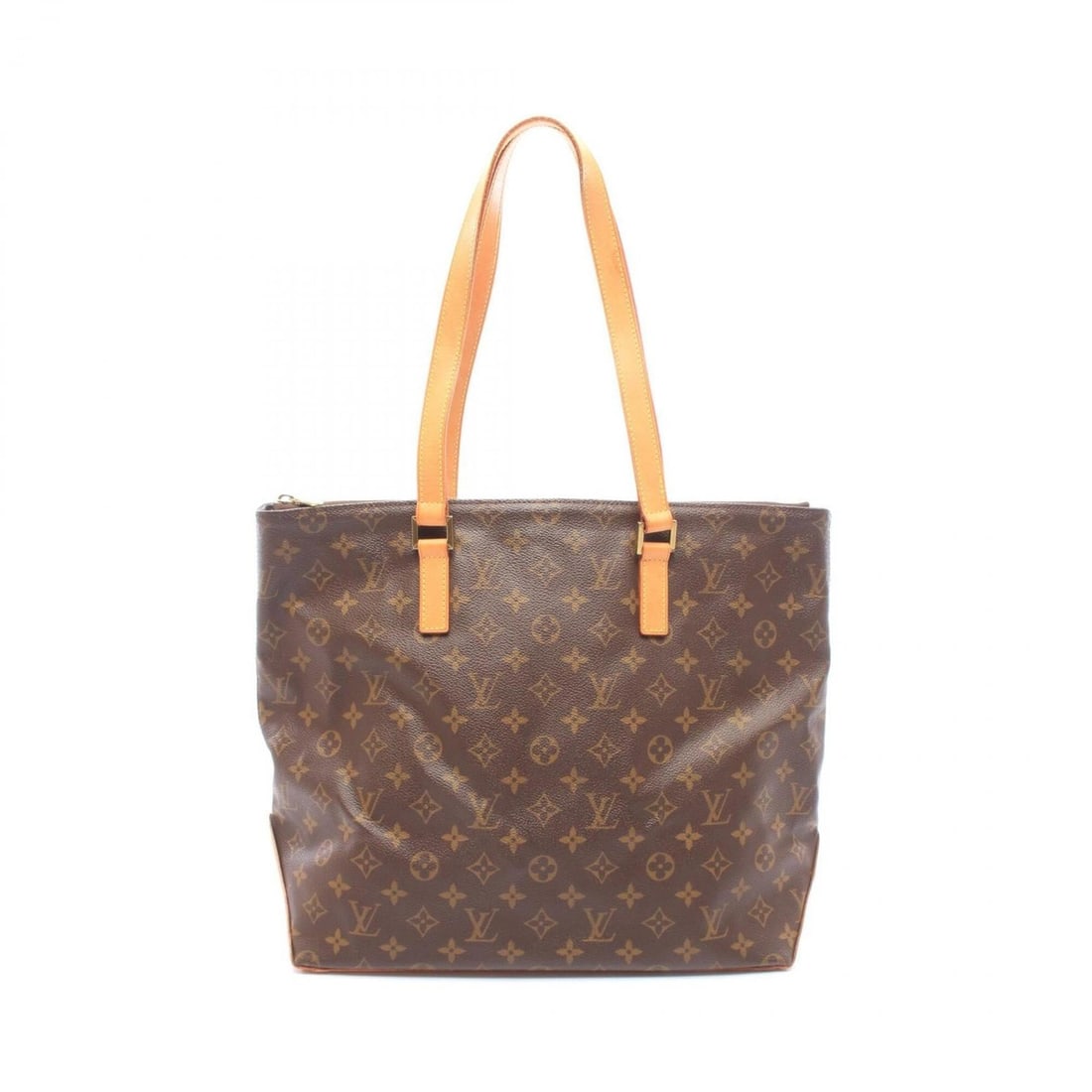 Louis Vuitton Cabas Mezzo Tote Bag Handbag, Coated Canvas and Leather, Monogram Pattern, Women's,: --- Catalog ---Category: SizeSize (HxWxD): 32cm x 35cm x 16cm / 12.59'' x 13.77'' x 6.29''Category: DesignType: Handbag, Tote bagColor: Brown, MonogramGender: WomenMaterial: Coated canvas Category: Ge