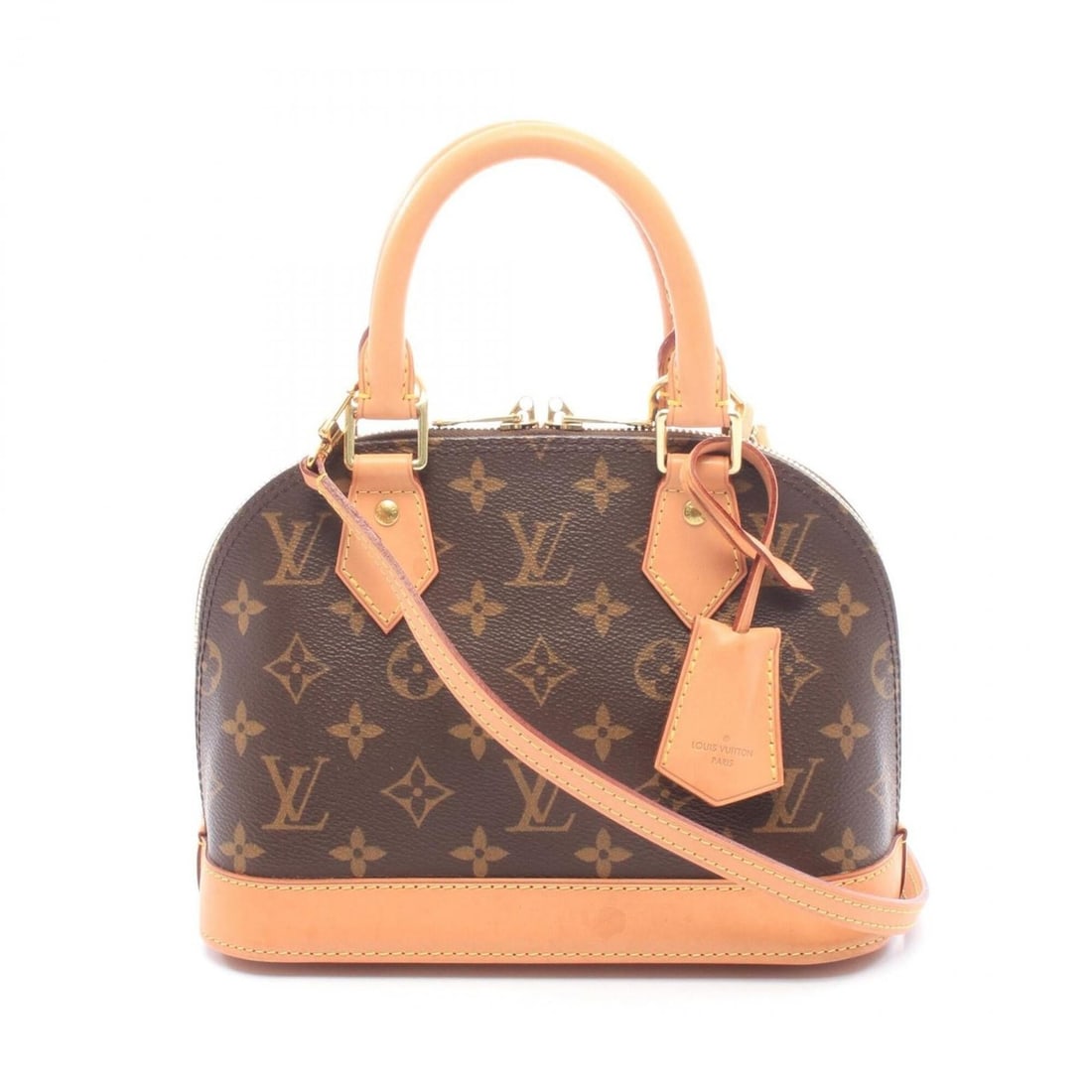 Louis Vuitton Alma BB Monogram 2-Way Handbag, Coated Canvas Leather, Women's, Brown, M53152: --- Catalog ---Category: SizeSize (HxWxD): 17cm x 23cm x 11cm / 6.69'' x 9.05'' x 4.33''Category: DesignType: HandbagColor: Brown, MonogramGender: WomenMaterial: Monogram , Leather Category: GeneralMP