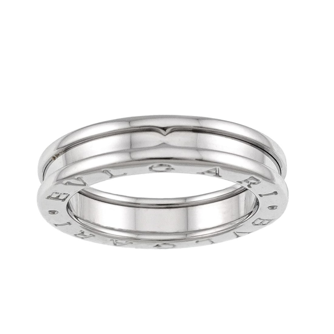 Bulgari BVLGARI B-zero1 1-band ring #54, 18K WG (White Gold 750) (1 of 20)