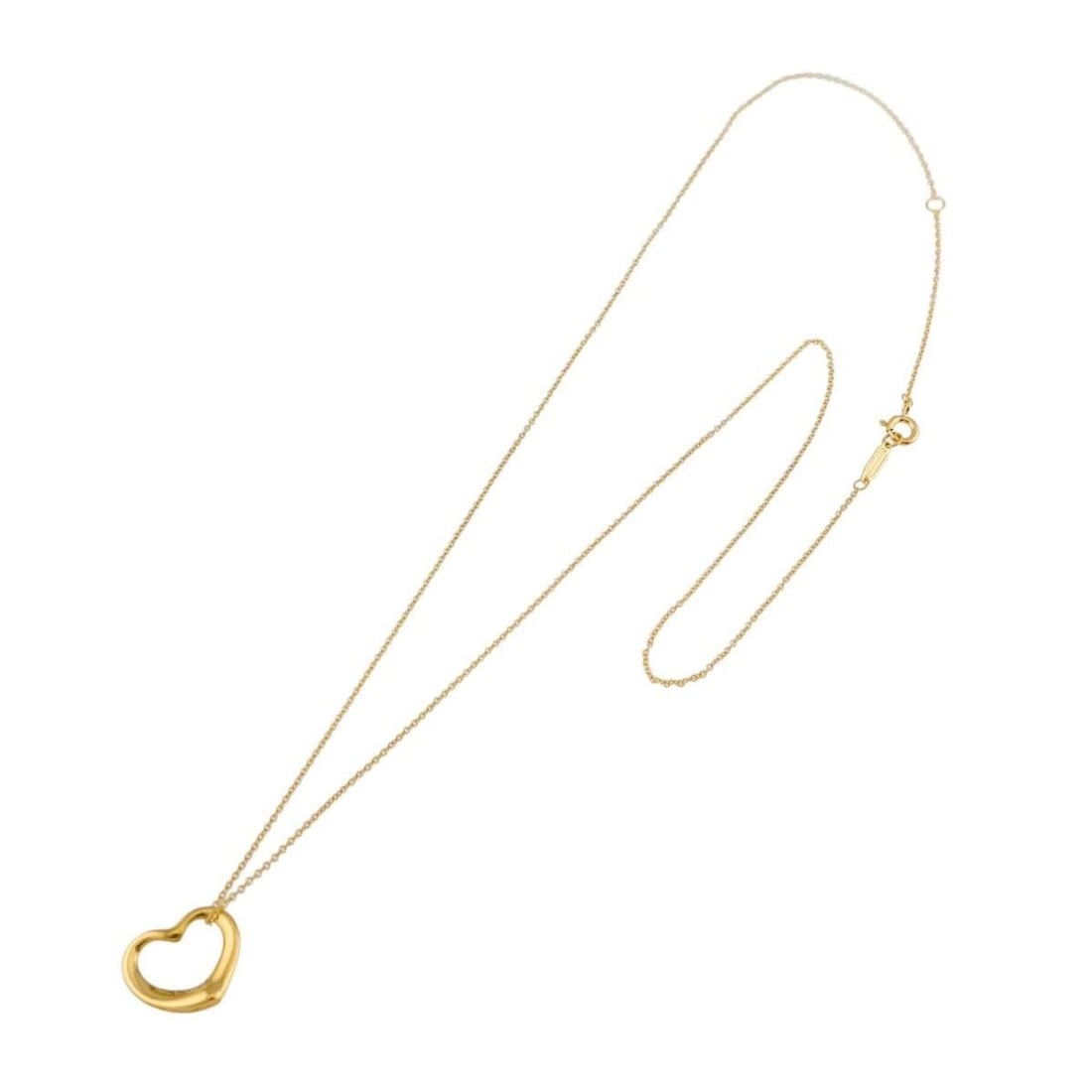 Tiffany & Co. Heart Necklace, 15mm wide, 52cm, 18K YG Yellow Gold 750 Open Necklace: --- Catalog ---Category: SizePendant Size: 12.7mm x 15mm / 0.49'' x 0.59''Neck Circumference: 52 cm / 20.47''Category: DesignGender: WomenMaterial: Yellow gold (18K)Necklace Type: NecklaceCategory: Ge