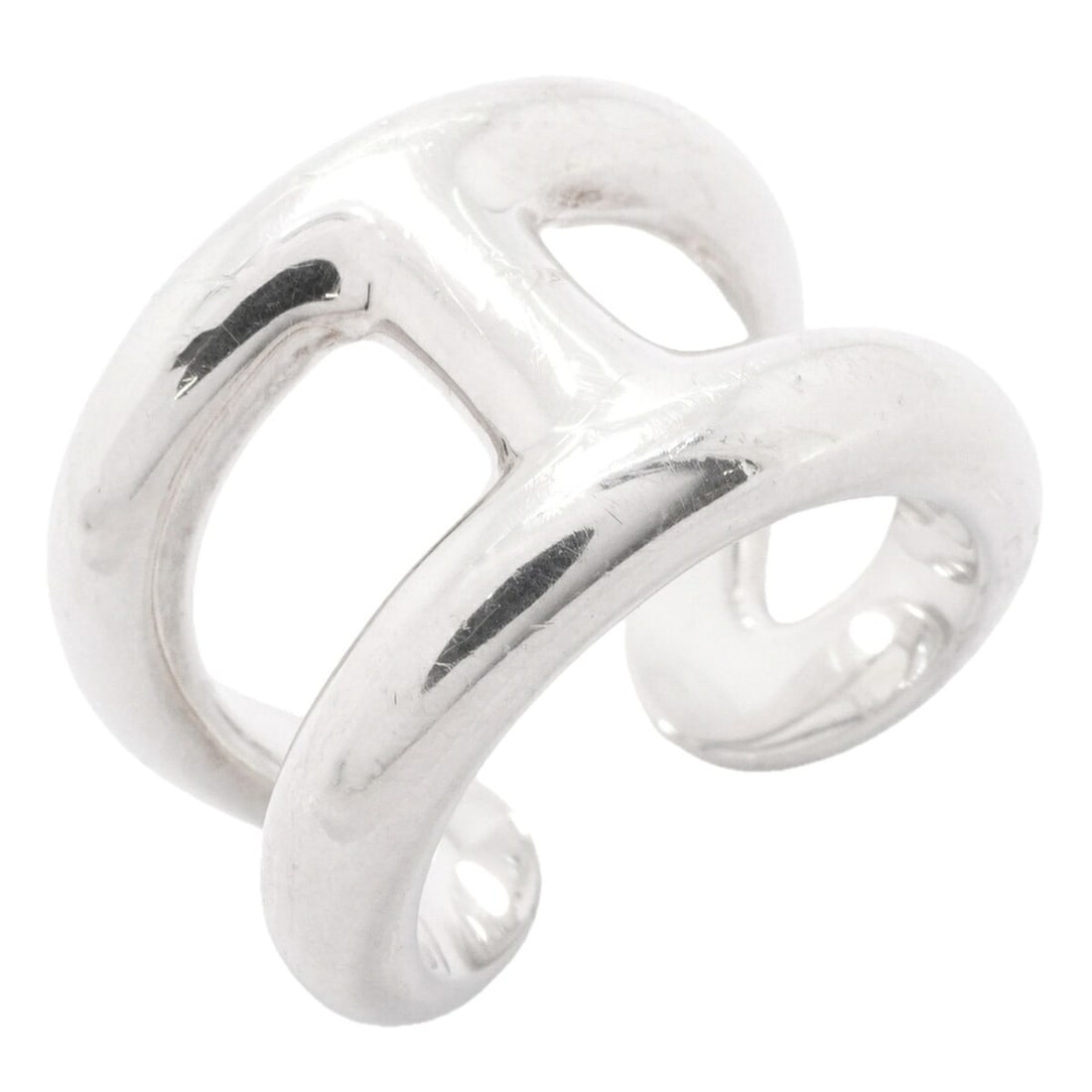 Hermes Osmo's GM Ring, Sterling Silver 925, Size #57, Men's (1 of 20)