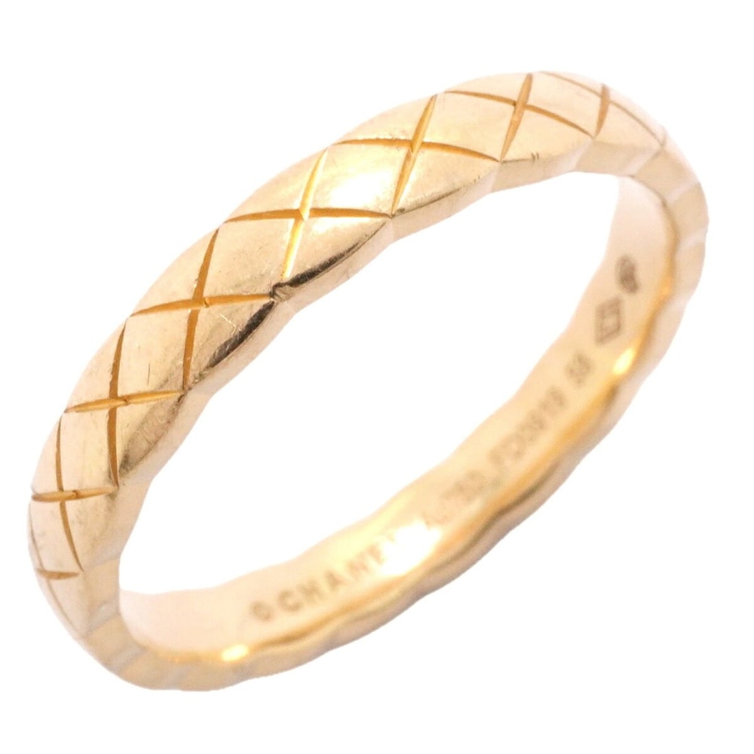 Chanel Coco Crush Ring, 18K Yellow Gold, Size 58, Women's: --- Catalog ---Category: SizeUS Size: 9Brand Size: 58Category: DesignType: Band ringGender: WomenMaterial: Yellow gold (18K)Category: GeneralBrand: Chanel--- Item List ---Section: ConditionRanking: Ra