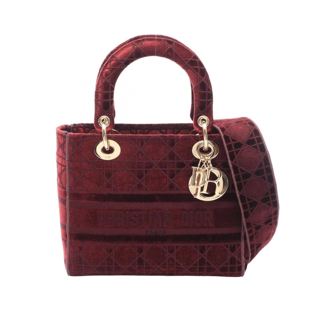 Christian Dior Dior LADY D-LITE Medium 2-Way Handbag, Fabric, Women's, Purple: --- Catalog ---Category: SizeSize (HxWxD): 19cm x 23cm x 11cm / 7.48'' x 9.05'' x 4.33''Category: DesignType: HandbagColor: PurpleGender: WomenMaterial: Fabric Category: GeneralBrand: Christian Dior--