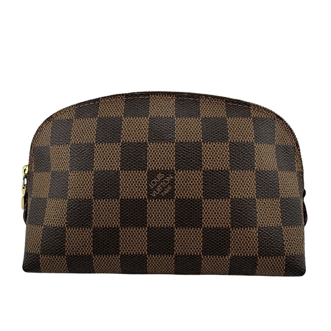 LOUIS VUITTON N47516 Tick Damier Pouch Brown: --- Catalog ---Category: SizeSize (HxWxD): 11.5cm x 19cm x 6cm / 4.52'' x 7.48'' x 2.36''Category: DesignType: PouchColor: Brown, Damier Canvas, Red colorGender: WomenMaterial: Leather Category: