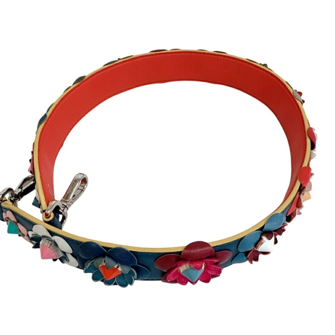 FENDI Flower Strap You Shoulder Strap, Multicolor - 2