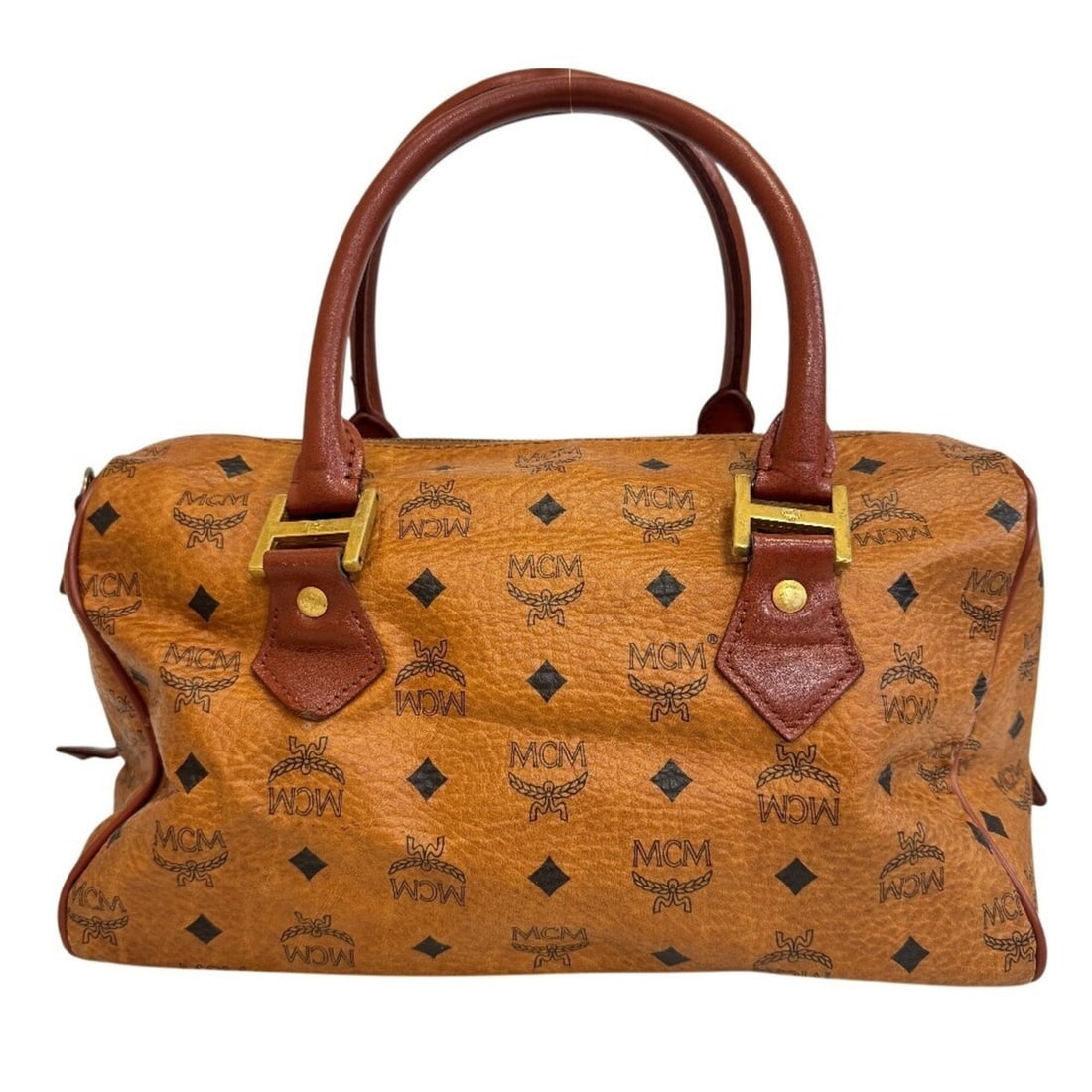 MCM Monogram Leather Brown - 2