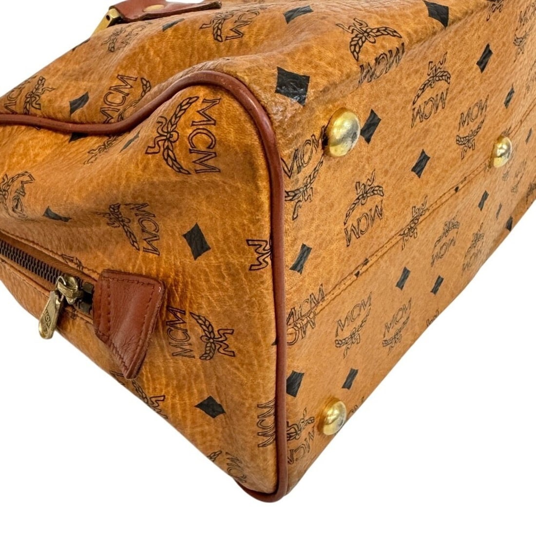 MCM Monogram Leather Brown - 3