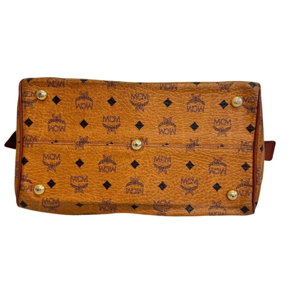 MCM Monogram Leather Brown - 5