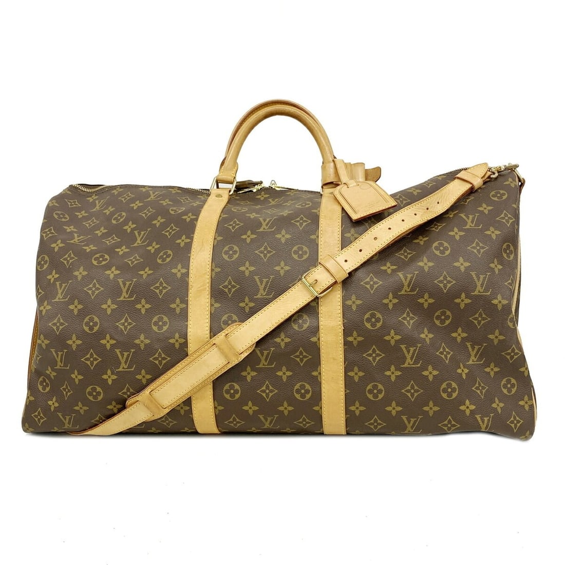 Louis Vuitton Bags - Boston Monogram Keepall Bandoulière 60 M41412 Brown Men's & Women's: --- Catalog ---Category: SizeSize (HxWxD): 34cm x 60cm x 27cm / 13.38'' x 23.62'' x 10.62''Category: DesignType: Boston bagColor: BrownGender: Men,WomenCategory: GeneralMPN: M41412Brand: Louis Vuitton