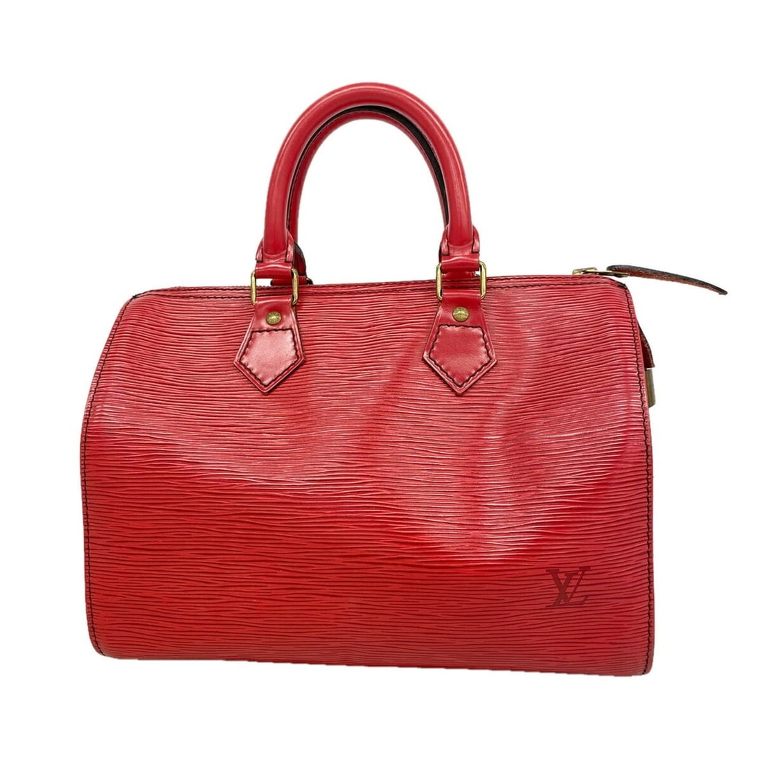 Louis Vuitton Epi Speedy 25 Handbag M43017 Castilian Red Women's: --- Catalog ---Category: SizeSize (HxWxD): 19.5cm x 28cm x 15cm / 7.67'' x 11.02'' x 5.9''Category: DesignType: HandbagColor: Castilian redGender: WomenCategory: GeneralMPN: M43017Brand: Louis Vuitton