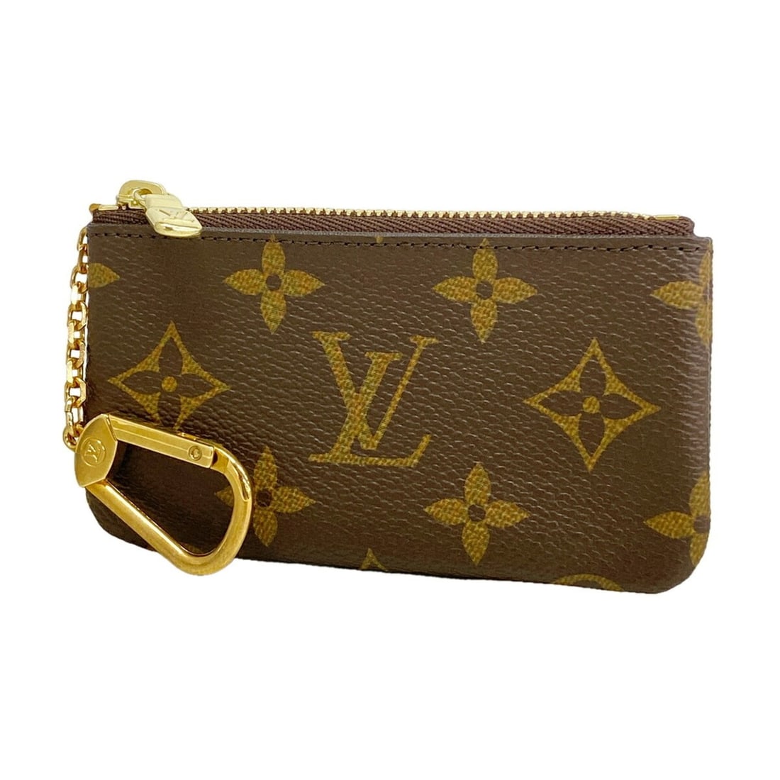 Louis Vuitton Monogram Pochette Clé Wallet/Coin Case M62650 Brown (Men's/Women's) (1 of 18)