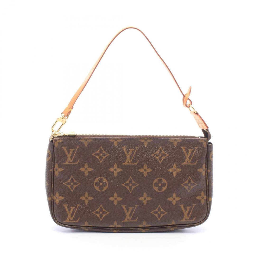 Louis Vuitton Pochette Accessoires Monogram Handbag, Coated Canvas Leather, Women's, Brown, M51980: --- Catalog ---Category: SizeSize (HxWxD): 13cm x 21cm x 3cm / 5.11'' x 8.26'' x 1.18''Category: DesignType: HandbagColor: BrownGender: WomenMaterial: PVC , Coated canvas , Leather Category: GeneralBr