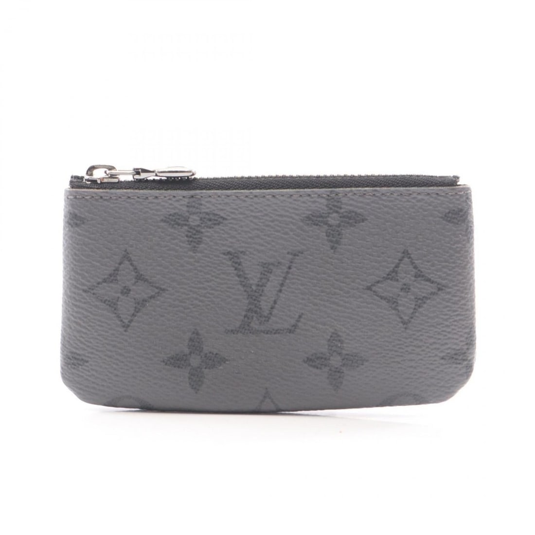 Louis Vuitton Pochette Clé Monogram Eclipse Reverse Wallet with Keyring, Coin Purse, Men's,: --- Catalog ---Category: SizeSize (HxWxD): 6.5cm x 11.5cm x 1cm / 2.55'' x 4.52'' x 0.39''Category: DesignType: Coin purse/coin caseColor: Black, GrayGender: MenMaterial: PVC Category: GeneralBrand: L
