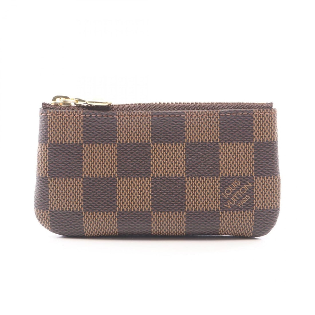 Louis Vuitton Pochette Clé Damier Ebene Keyring Wallet/Coin Purse Leather Wallet for Men and Women: --- Catalog ---Category: SizeSize (HxWxD): 6.5cm x 11.5cm x 1cm / 2.55'' x 4.52'' x 0.39''Category: DesignType: Coin purse/coin caseColor: BrownGender: Men,WomenMaterial: Leather , PVC Category: Gener