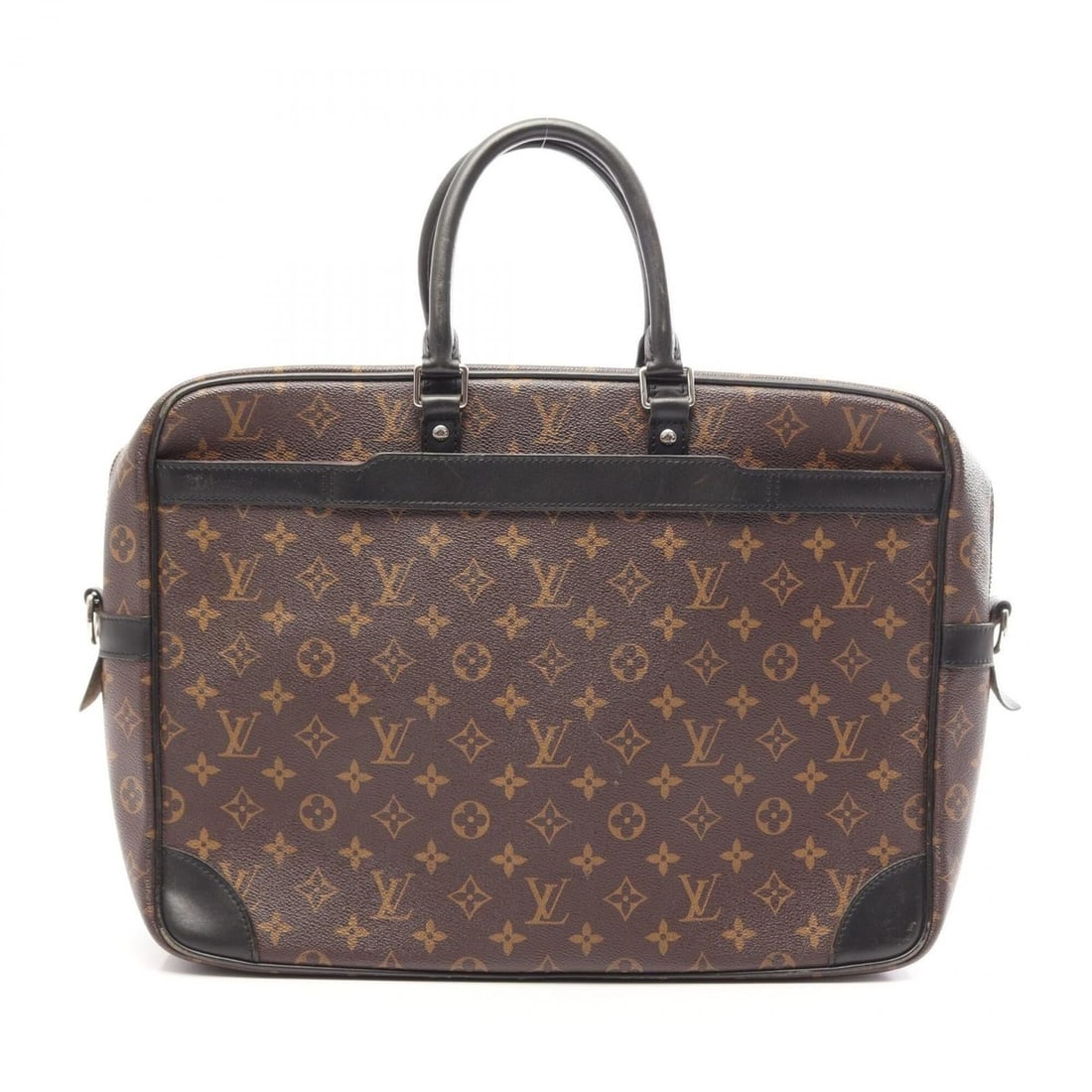 Louis Vuitton Portedocuments Voyage GM Business Bag Handbag, Coated Canvas and Leather, Monogram: --- Catalog ---Category: SizeSize (HxWxD): 30cm x 40cm x 11cm / 11.81'' x 15.74'' x 4.33''Category: DesignType: HandbagColor: Black, BrownGender: MenMaterial: Coated canvas , PVC , Leather Category: G
