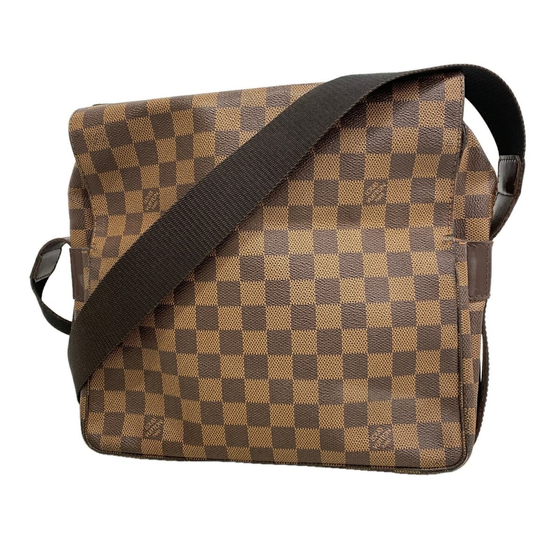 Louis Vuitton Damier Naviglio Shoulder Bag N45255 Ebene Women's: --- Catalog ---Category: SizeSize (HxWxD): 25cm x 27cm x 14.5cm / 9.84'' x 10.62'' x 5.7''Category: DesignType: Shoulder bagColor: EbeneGender: WomenCategory: GeneralMPN: N45255Brand: Louis Vuitton---