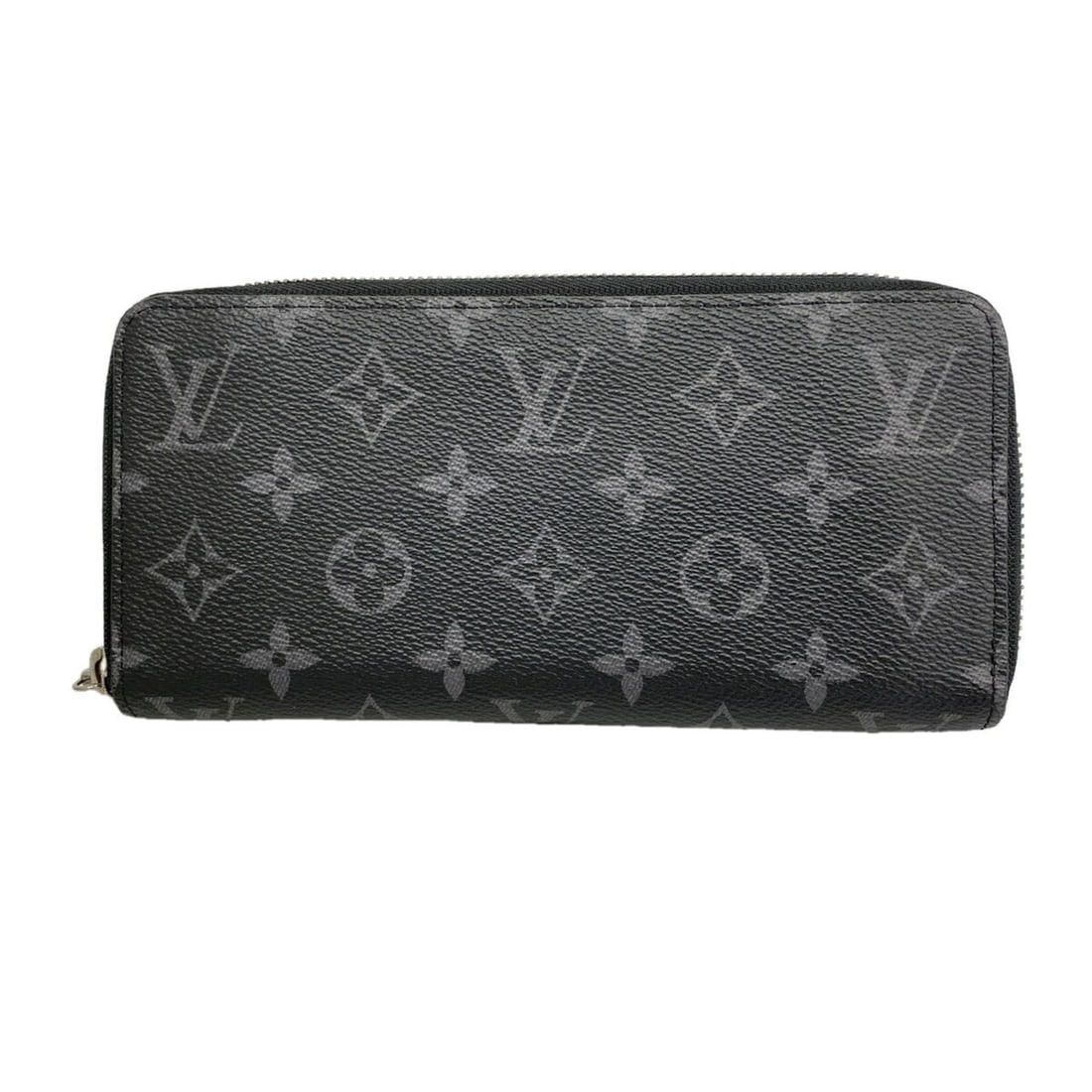 Louis Vuitton Monogram Eclipse Zippy Wallet Horizontal M11611 Black Men's Long (1 of 18)