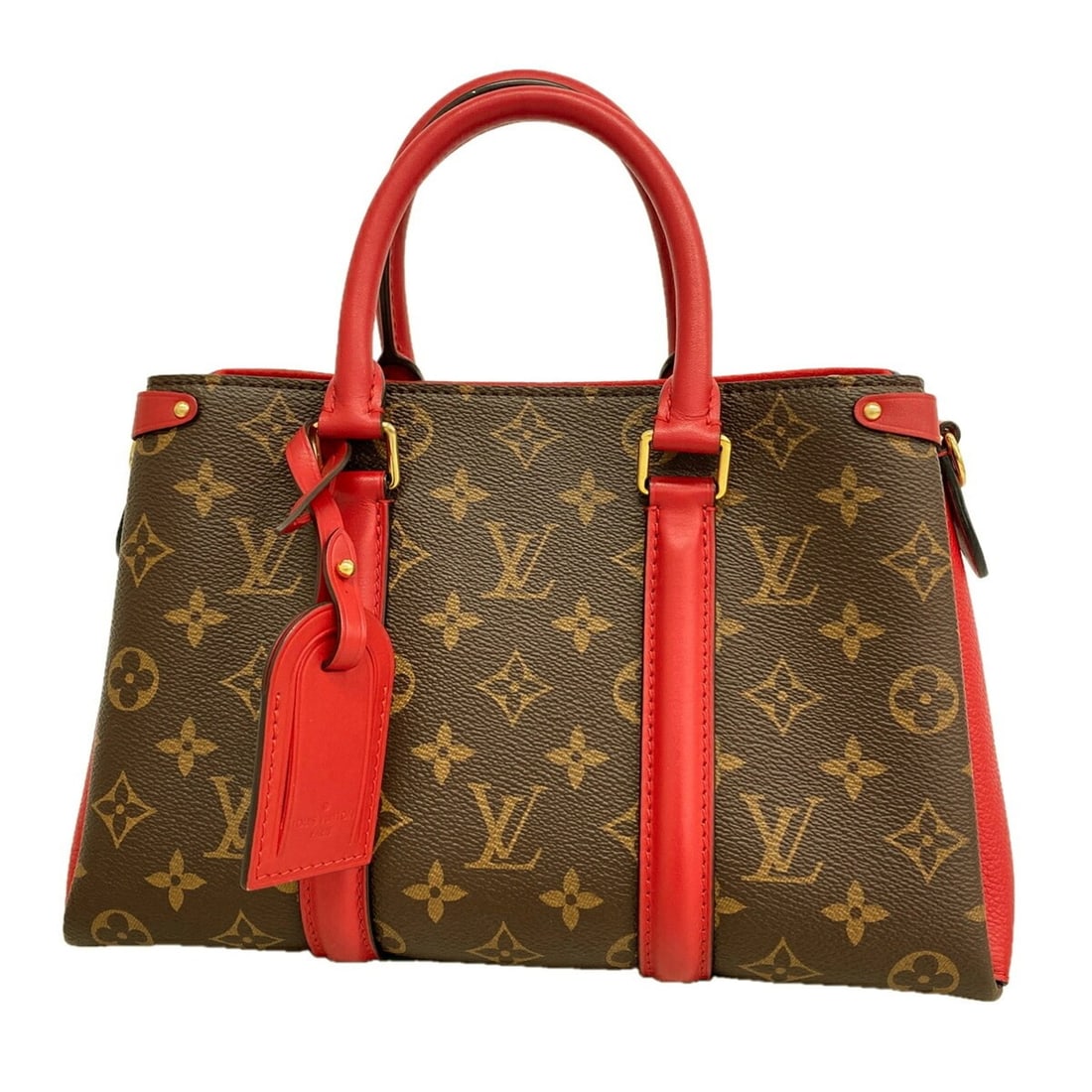 Louis Vuitton Monogram Soufflot NV BB Handbag M44818 Cerise Women's (1 of 18)