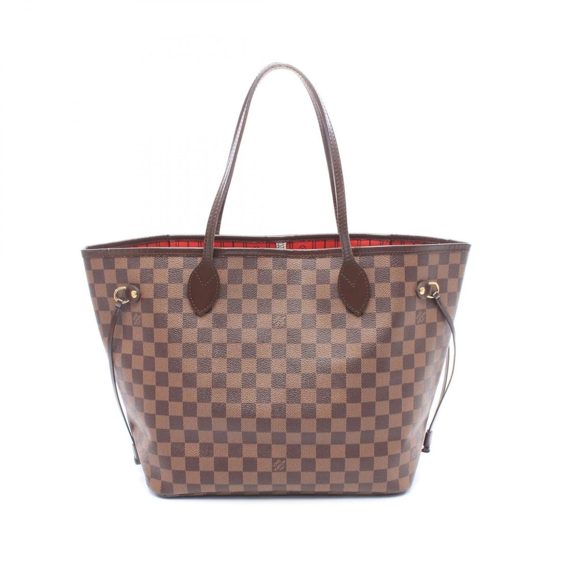 Louis Vuitton Neverfull MM Damier Ebene Tote Bag Handbag Coated Canvas Leather Women's Brown N51105: --- Catalog ---Category: SizeSize (HxWxD): 29cm x 32cm x 15cm / 11.41'' x 12.59'' x 5.9''Category: DesignType: Handbag, Tote bagColor: BrownGender: WomenMaterial: Coated canvas , Leather Category: Gen