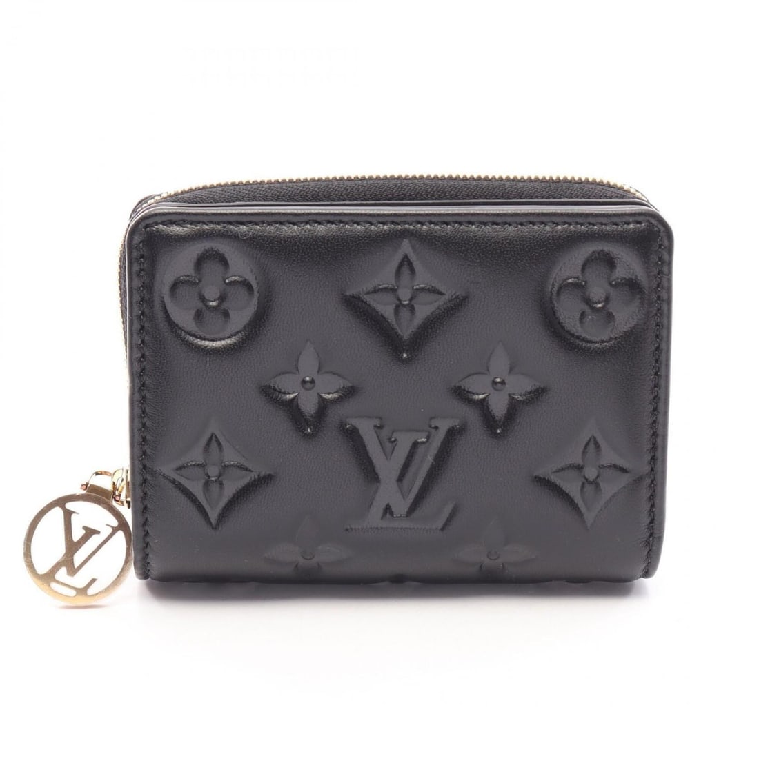 Louis Vuitton Portefeuille Lou Monogram Embossed Bi-fold Wallet, Leather, Embossed, Women's, Black,: --- Catalog ---Category: SizeSize (HxWxD): 9cm x 11cm x 3cm / 3.54'' x 4.33'' x 1.18''Category: DesignType: Wallet (bi-fold)Color: BlackGender: WomenMaterial: Monogram , Leather Category: GeneralMPN: 