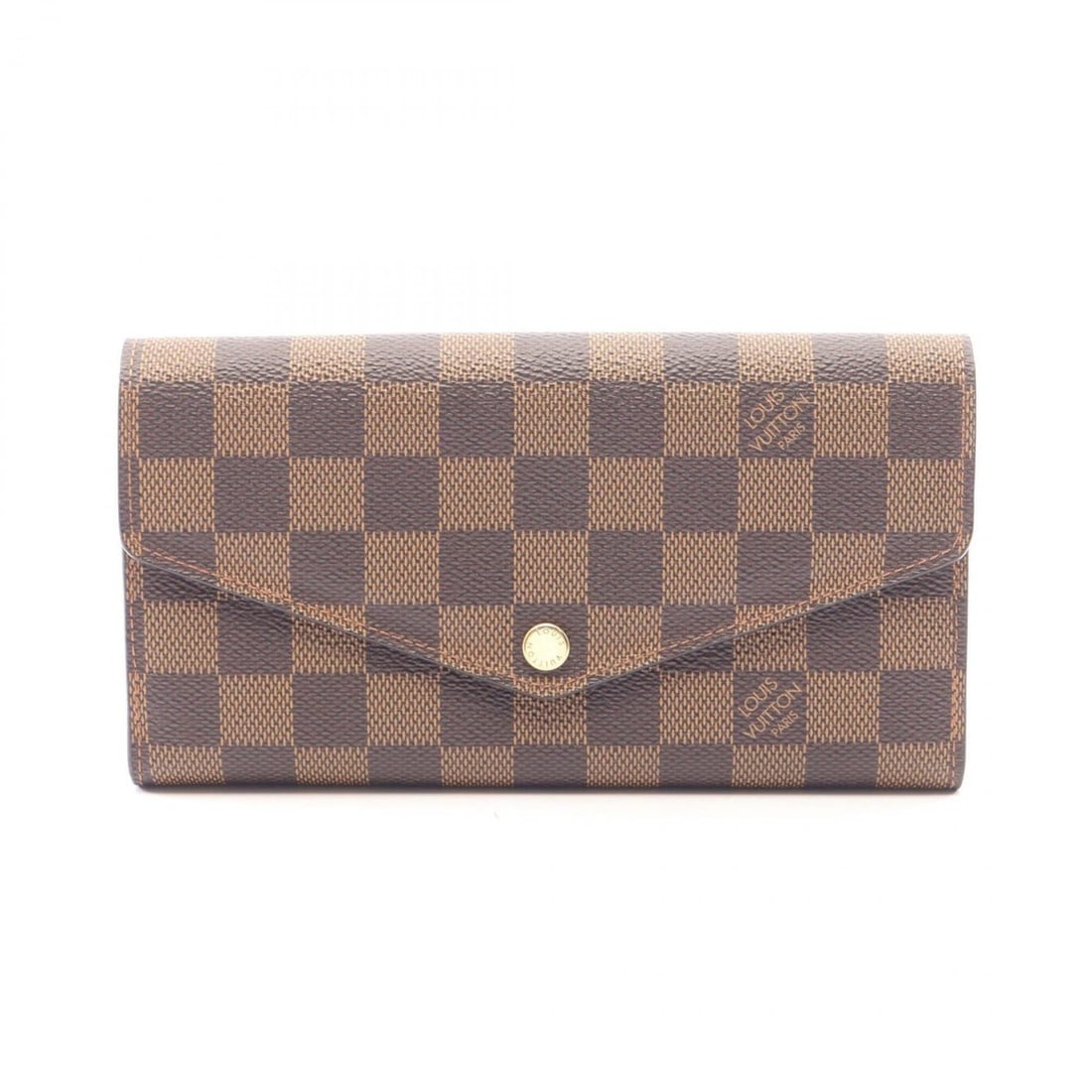 Louis Vuitton Portefeuille Sarah Damier Ebene Bi-fold Long Wallet, Leather, Women's, Brown, N63209: --- Catalog ---Category: SizeSize (HxWxD): 10cm x 19cm x 3cm / 3.93'' x 7.48'' x 1.18''Category: DesignType: Long wallet (bi-fold)Color: BrownGender: WomenMaterial: Leather , PVC Category: GeneralMPN: