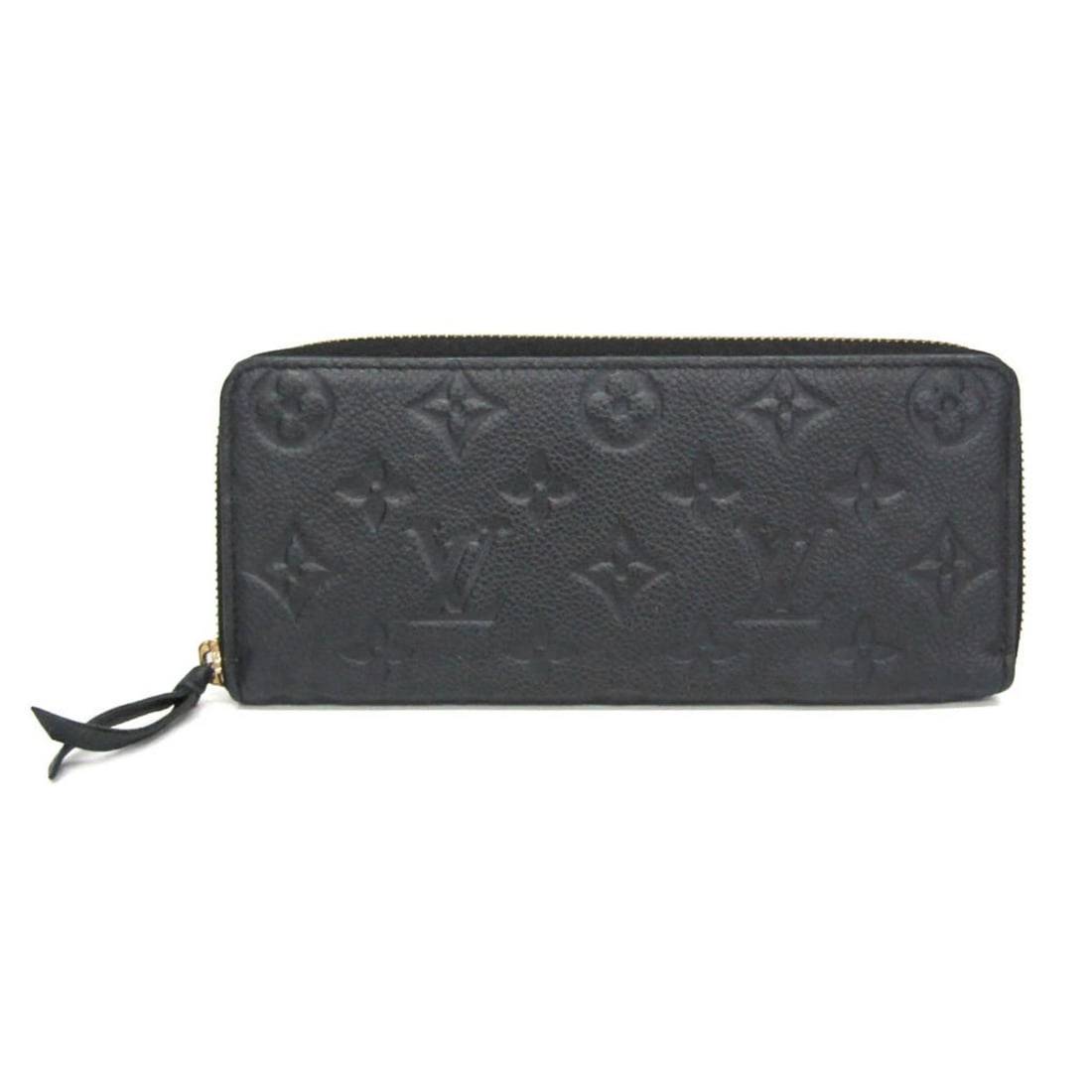 Louis Vuitton Monogram Empreinte Clemence Wallet M60171 Women's Monogram Empreinte Long Wallet: --- Catalog ---Category: SizeWeight: 210g / 7.4oz.Size (HxWxD): 9cm x 19.5cm x 2cm / 3.54'' x 7.67'' x 0.78''Category: DesignType: Long wallet (bi-fold)Color: Noir, NoirGender: WomenClosure: ZipperMat