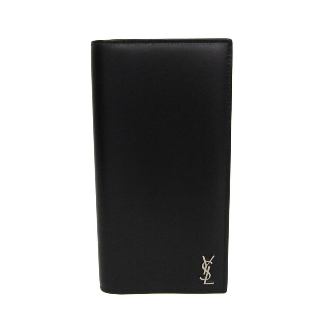 Yves Saint Laurent Tiny Cassandra 607746 Men,Women Leather Long Wallet (bi-fold) Black: --- Catalog ---Category: SizeSize (HxWxD): 17.5cm x 9cm x 2cm / 6.88'' x 3.54'' x 0.78''Category: DesignType: Long wallet (bi-fold)Color: BlackGender: Men,WomenClosure: OpenMaterial: Leather Inner Poc