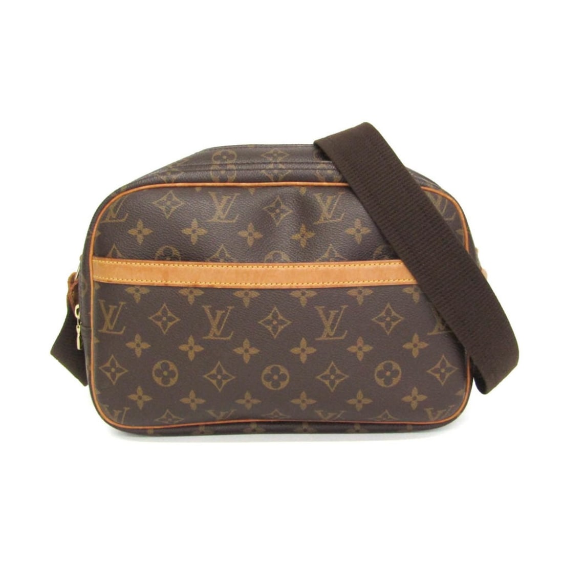 Louis Vuitton Monogram Reporter PM M45254 Women's Shoulder Bag Brown: --- Catalog ---Category: SizeSize (HxWxD): 21cm x 28cm x 11cm / 8.26'' x 11.02'' x 4.33''Strap Length: 83cm - 130cm / 32.67'' - 51.18''Category: DesignType: Shoulder bagColor: BrownGender: WomenClosur