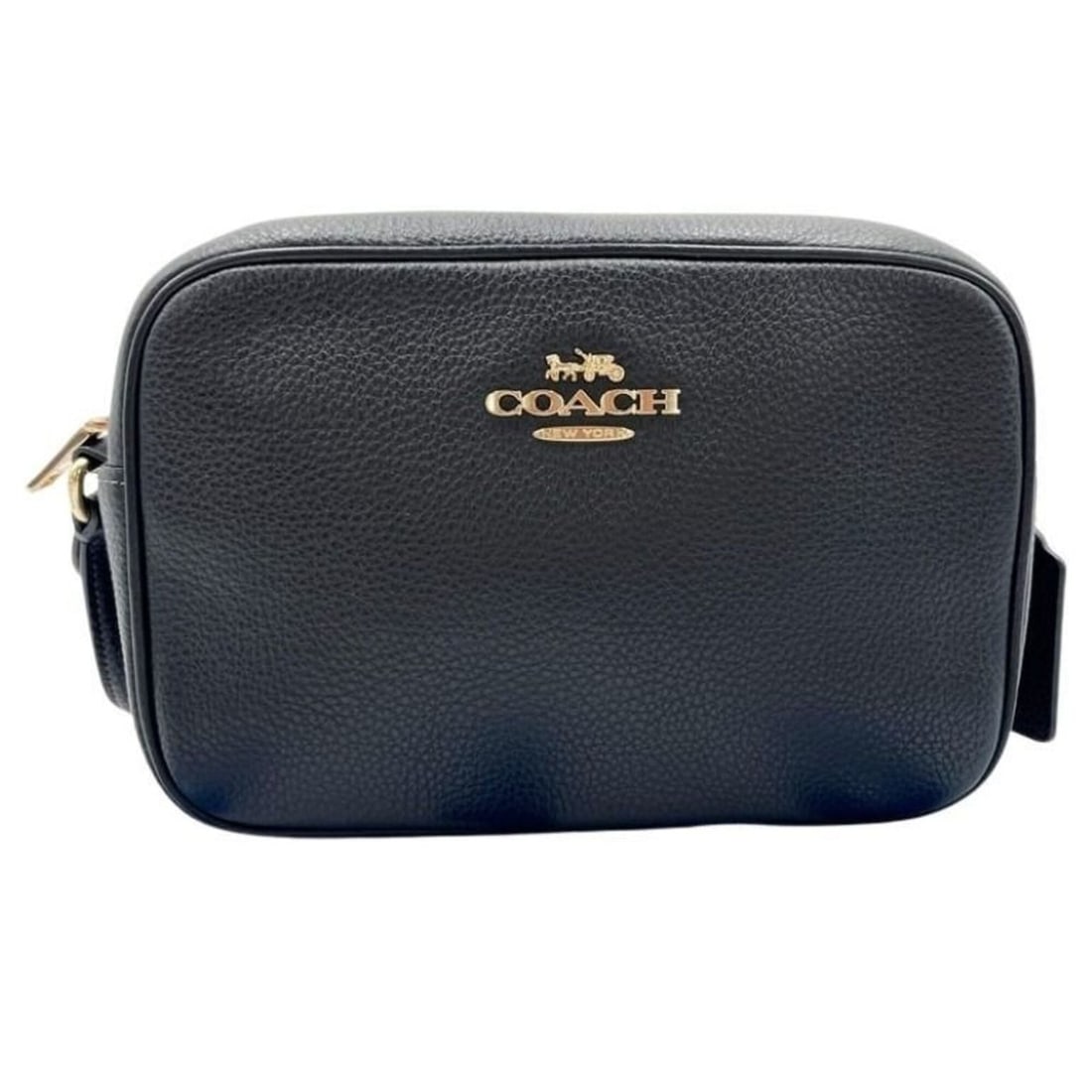 COACH Jamie CR110 Shoulder Bag, Black Leather, Women's: --- Catalog ---Category: SizeSize (HxWxD): 15cm x 22.5cm x 7cm / 5.9'' x 8.85'' x 2.75''Category: DesignType: Shoulder bagColor: BlackGender: WomenMaterial: Leather Category: GeneralMPN: CR110Brand: C