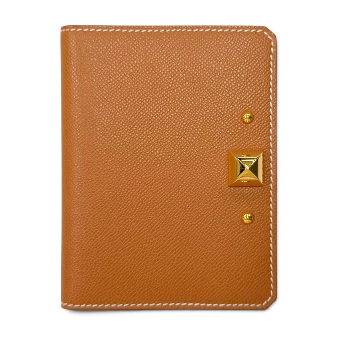 HERMES Medor business card holder/card case, Veau Madame leather, gold, gold hardware, bi-fold, pass: --- Catalog ---Category: DesignType: Card caseColor: GoldGender: WomenCategory: GeneralBrand: HermesCountry of Origin: FranceCategory: Physical PropertiesSize (HxWxD): 8cm x 10.5cm / 3.14'' x 4.13''--