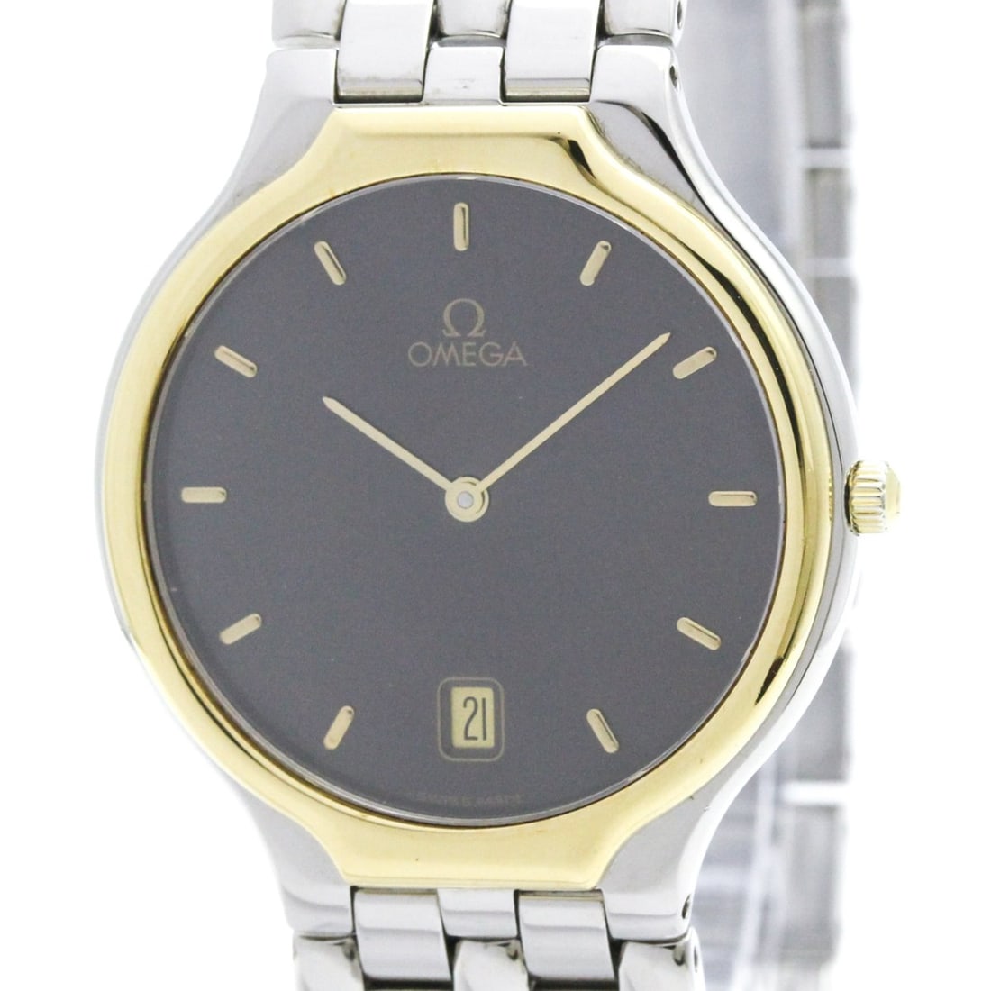 OMEGA De Ville Symbol K18 Gold Steel Quartz Mens Watch 196.0316 Polished: --- Catalog ---Category: SizeCase Diameter: 31mm / 1.22''Category: DesignType: WristwatchStyle: Dress/FormalGender: MenColor (Dial): BlackMaterial (Band): Stainless steelMaterial (Case): Stainless ste
