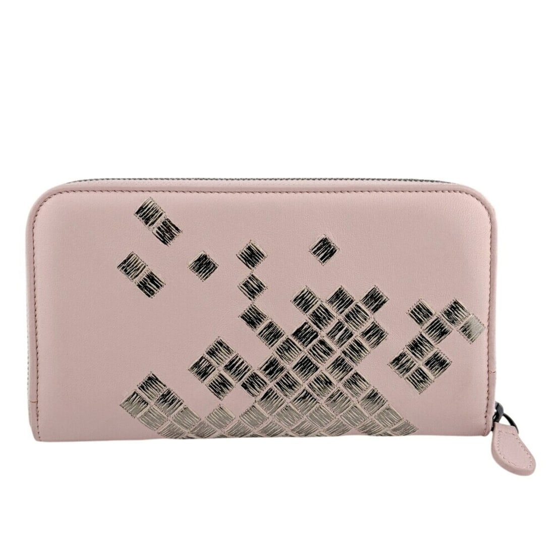 BOTTEGA VENETA Bottega Veneta Round Intrecciato Long Wallet Pink: --- Catalog ---Category: SizeSize (HxWxD): 11.5cm x 19cm / 4.52'' x 7.48''Category: DesignType: Long wallet (bi-fold)Color: PinkGender: WomenMaterial: Leather Category: GeneralLine: IntrecciatoBrand: